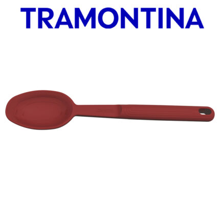 Colher para Servir Tramontina Softta de Silicone Vermelho