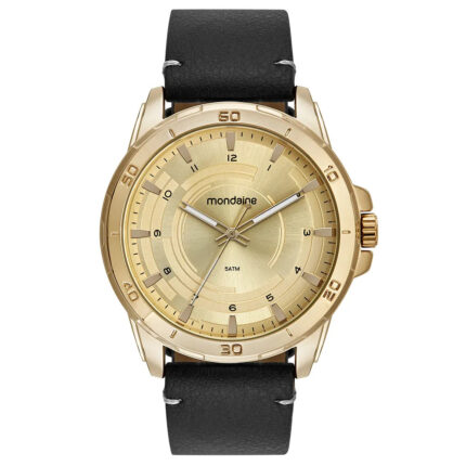 Relógio Mondaine Masculino Visor Casual Dourado 32575GPMVDH1