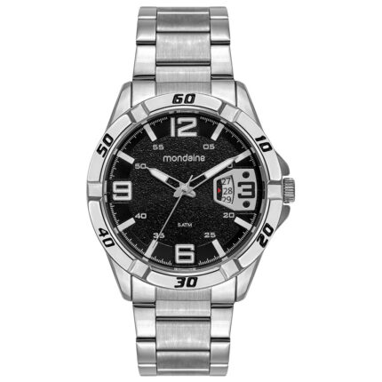 Relógio Mondaine  Masculino Analógico  Prata Calendário33029G0MVNE3