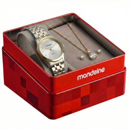 Relógio Mondaine  Feminino Bicolor 99913LPMKBE3K1 Médio