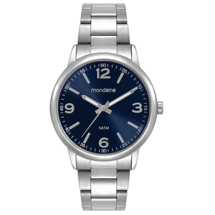 Relógio Masculino Mondaine Analógico Prata 99897G0MVNE3
